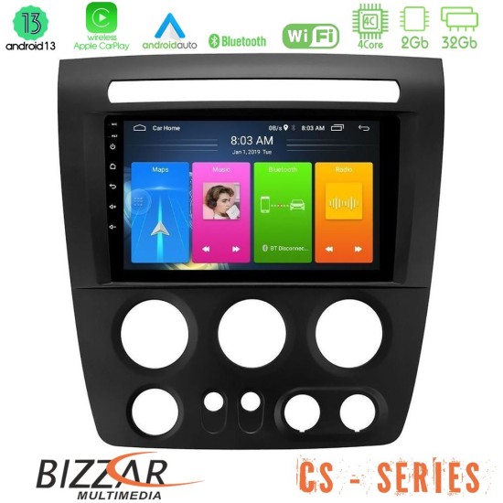 Bizzar CS Series 4Core Android13 2+32GB Hummer H3 2005-2009 Navigation Multimedia Tablet 9"