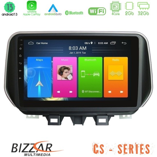 Bizzar CS Series 4Core Android13 2+32GB Hyundai ix35 Navigation Multimedia Tablet 10"