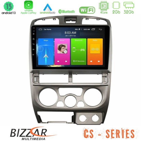 Bizzar CS Series 4Core Android13 2+32GB Isuzu D-Max 2004-2006 Navigation Multimedia Tablet 9"