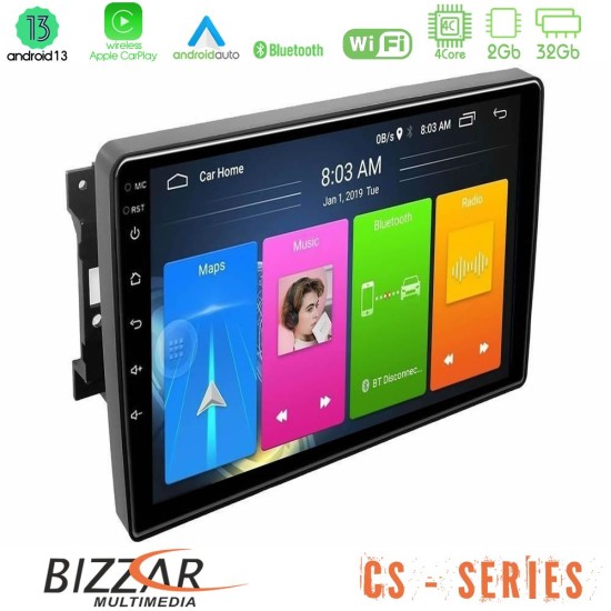 Bizzar CS Series 4Core Android13 2+32GB Chrysler / Dodge / Jeep Navigation Multimedia Tablet 10"