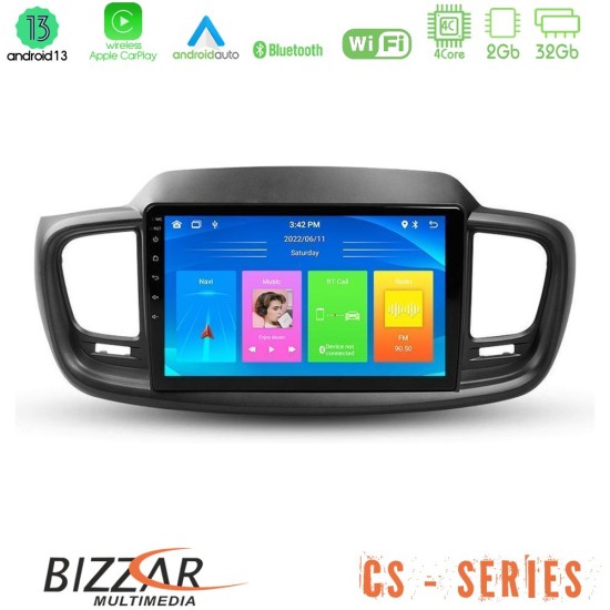 Bizzar CS Series 4Core Android13 2+32GB Kia Sorento 2018-2021 Navigation Multimedia Tablet 9"