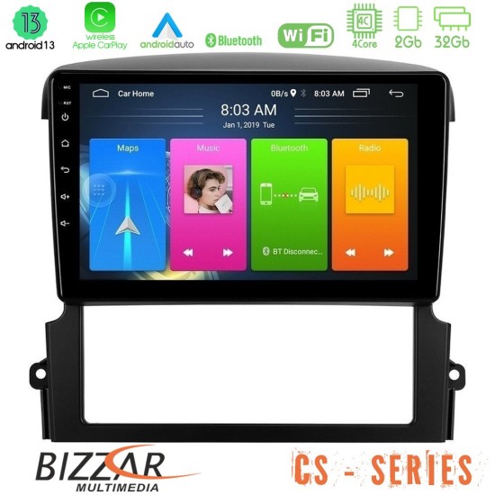 Bizzar CS Series 4Core Android13 2+32GB Kia Sorento Navigation Multimedia Tablet 9"