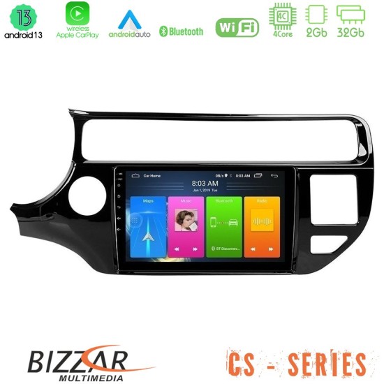 Bizzar CS Series 4Core Android13 2+32GB Kia Rio 2015-2017 Navigation Multimedia Tablet 9"