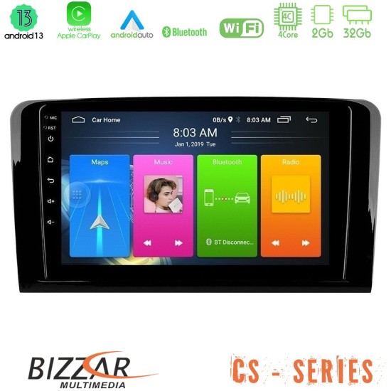 Bizzar CS Series 4Core Android13 2+32GB Mercedes ML/GL Class Navigation Multimedia Tablet 9"