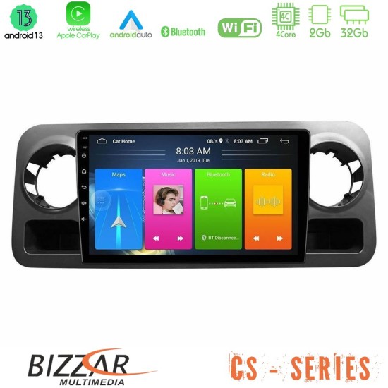 Bizzar CS Series 4Core Android13 2+32GB Mercedes Sprinter W907 Navigation Multimedia Tablet 10"