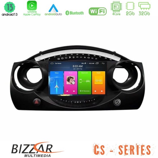 Bizzar CS Series 4Core Android13 2+32GB Mini Cooper R50 Navigation Multimedia Tablet 9"