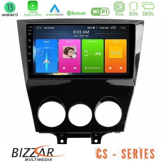 Bizzar CS Series 4Core Android13 2+32GB Mazda RX8 2008-2012 Navigation Multimedia Tablet 9"