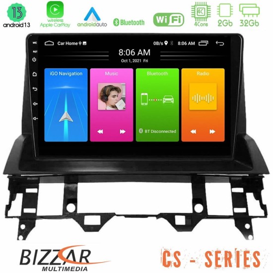 Bizzar CS Series 4Core Android13 2+32GB Mazda6 2002-2006 Navigation Multimedia Tablet 10"