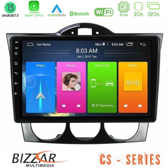 Bizzar CS Series 4Core Android13 2+32GB Mazda RX8 2003-2008 Navigation Multimedia Tablet 9"