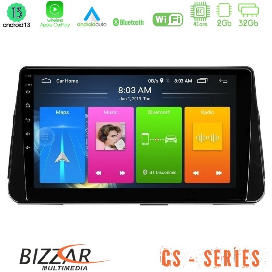 Bizzar CS Series 4Core Android13 2+32GB Nissan Micra K14 Navigation Multimedia Tablet 10"