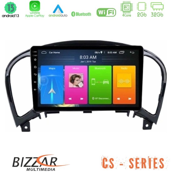 Bizzar CS Series 4Core Android13 2+32GB Nissan Juke Navigation Multimedia Tablet 9"