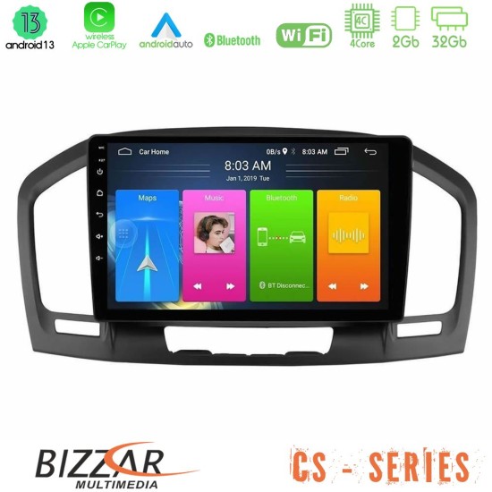 Bizzar CS Series 4Core Android13 2+32GB Opel Insignia 2008-2013 Navigation Multimedia Tablet 9"