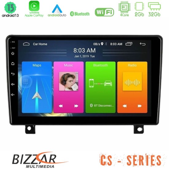 Bizzar CS Series 4Core Android13 2+32GB Opel Astra H Navigation Multimedia Tablet 9" (dashboard version)