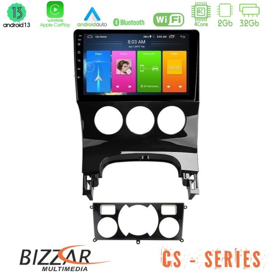 Bizzar CS Series 4Core Android13 2+32GB Peugeot 3008 AUTO A/C Navigation Multimedia Tablet 9"