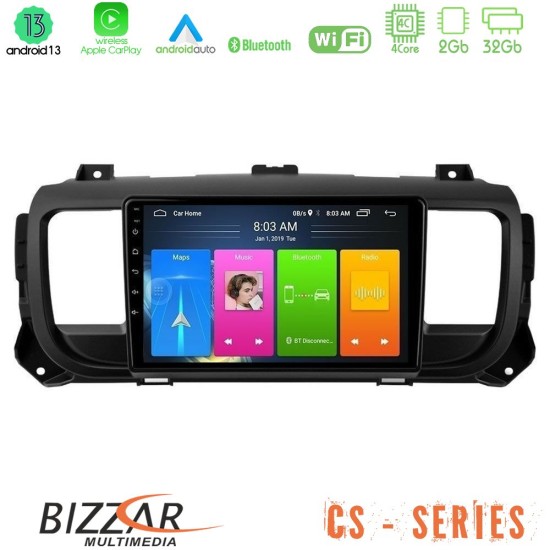 Bizzar CS Series 4Core Android13 2+32GB Citroen/Peugeot/Opel/Toyota Navigation Multimedia Tablet 9"