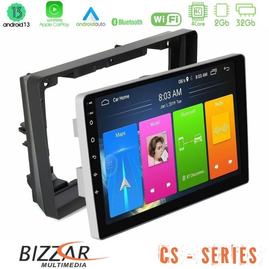 Bizzar CS Series 4Core Android13 2+32GB Peugeot 308 2013-2020 Navigation Multimedia Tablet 9"