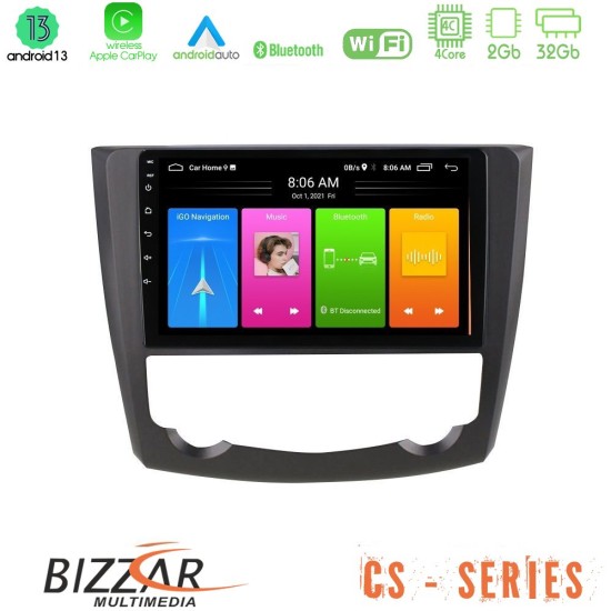 Bizzar CS Series 4Core Android13 2+32GB Renault Kadjar Navigation Multimedia Tablet 9"