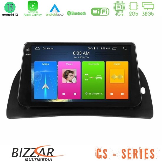 Bizzar CS Series 4Core Android13 2+32GB Renault Kangoo 2015-2018 Navigation Multimedia Tablet 9"