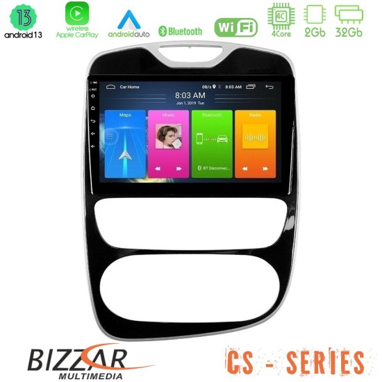 Bizzar CS Series 4Core Android13 2+32GB Renault Clio 2016-2019 Navigation Multimedia Tablet 10"