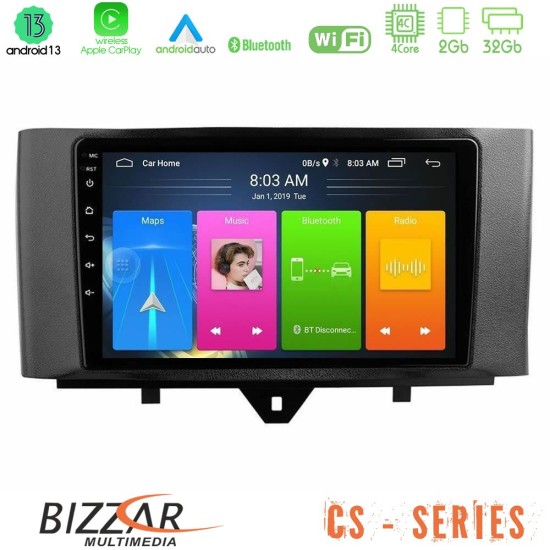 Bizzar CS Series 4Core Android13 2+32GB Smart 451 Facelift Navigation Multimedia Tablet 9"