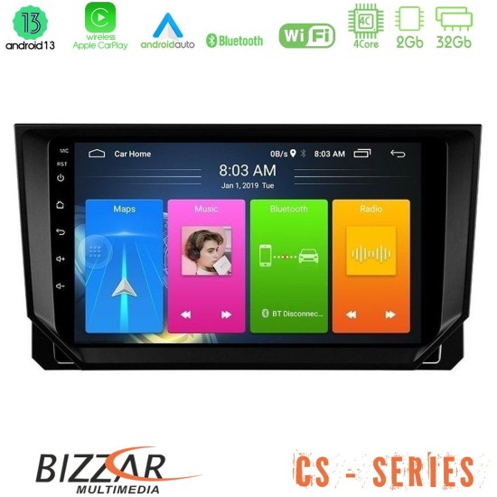 Bizzar CS Series 4Core Android13 2+32GB Seat Arona/Ibiza Navigation Multimedia Tablet 9"