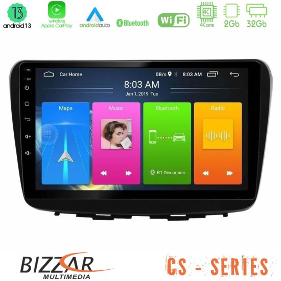 Bizzar CS Series 4Core Android13 2+32GB Suzuki Baleno 2016-2021 Navigation Multimedia Tablet 9"