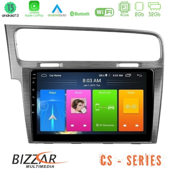 Bizzar CS Series 4Core Android13 2+32GB VW GOLF 7 Navigation Multimedia Tablet 10"