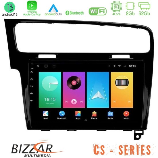 Bizzar CS Series 4Core Android13 2+32GB VW GOLF 7 Navigation Multimedia Tablet 10"