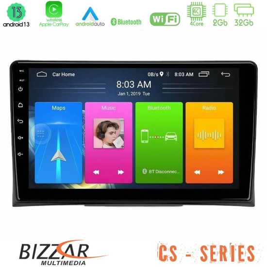 Bizzar CS Series 4Core Android13 2+32GB VW Transporter 2003-2015 Navigation Multimedia Tablet 9"