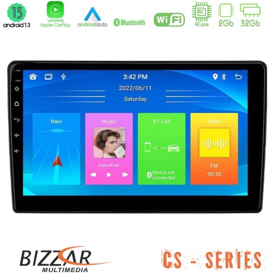 Bizzar CS Series 4Core Android13 2+32GB Hyundai i20 2018-2020 Navigation Multimedia Tablet 9"