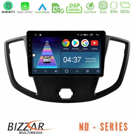 Bizzar ND Series 8Core Android13 2+32GB Ford Transit 2014-> Navigation Multimedia Tablet 9"