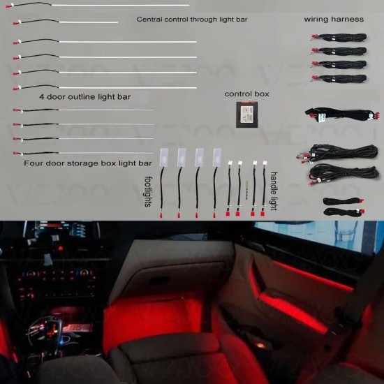 Ατμοσφαιρικός Φωτισμός BMW X3 F25 X4 F26 Ambient Light Kit