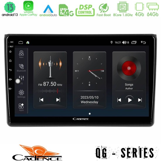 Cadence QG Series 8Core Android13 4+64GB Audi A4 B7 Navigation Multimedia Tablet 9"