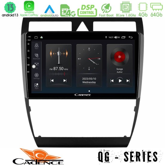 Cadence QG Series 8Core Android13 4+64GB Audi A6 (C5) 1997-2004 Navigation Multimedia Tablet 9"