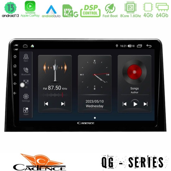 Cadence QG Series 8Core Android13 4+64GB Peugeot Partner / Citroën Berlingo 2020-> Navigation Multimedia Tablet 10"