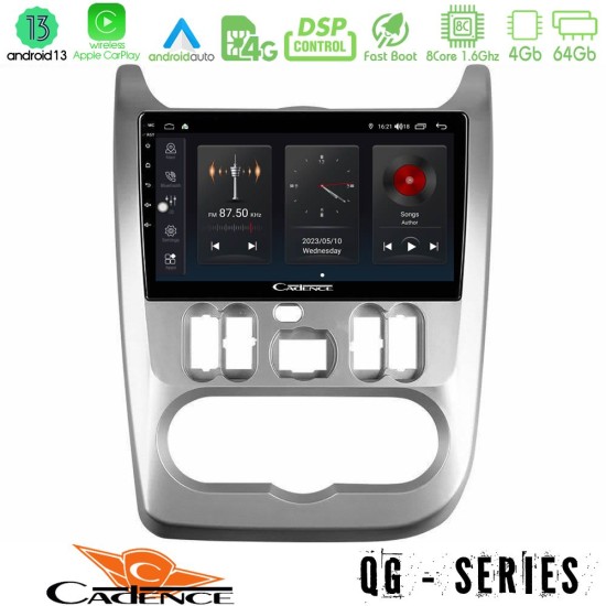 Cadence QG Series 8Core Android13 4+64GB Dacia Duster/Sandero/Logan Navigation Multimedia Tablet 9"