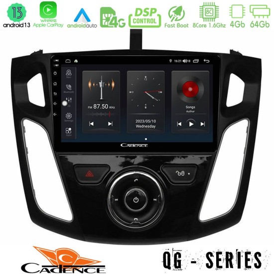 Cadence QG Series 8Core Android13 4+64GB Ford Focus 2012-2018 Navigation Multimedia Tablet 9"