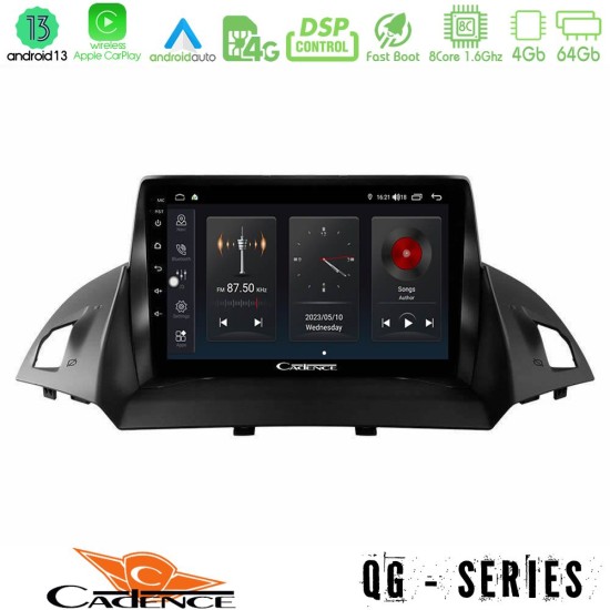 Cadence QG Series 8Core Android13 4+64GB Ford C-Max/Kuga Navigation Multimedia Tablet 9"