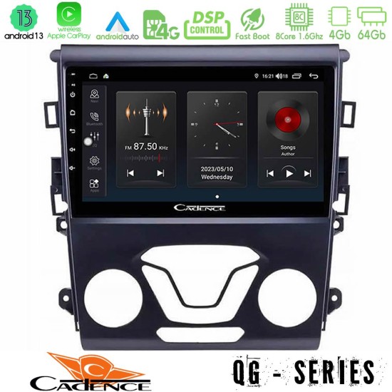 Cadence QG Series 8Core Android13 4+64GB Ford Mondeo 2014-2017 Navigation Multimedia Tablet 9"