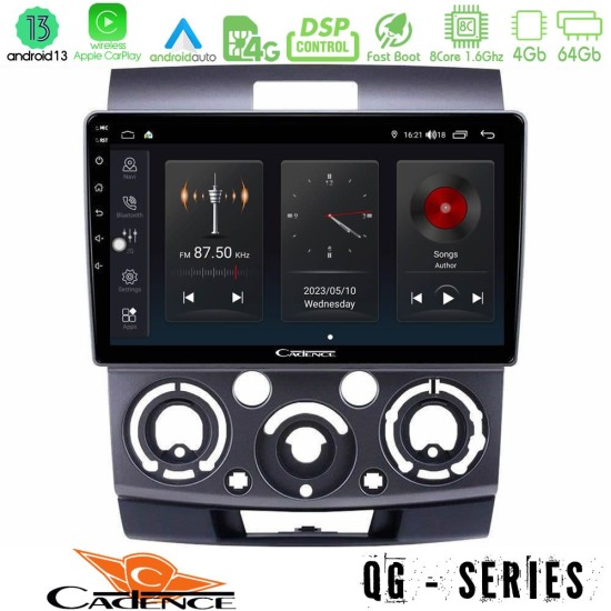 Cadence QG Series 8Core Android13 4+64GB Ford Ranger/Mazda BT50 Navigation Multimedia Tablet 9"