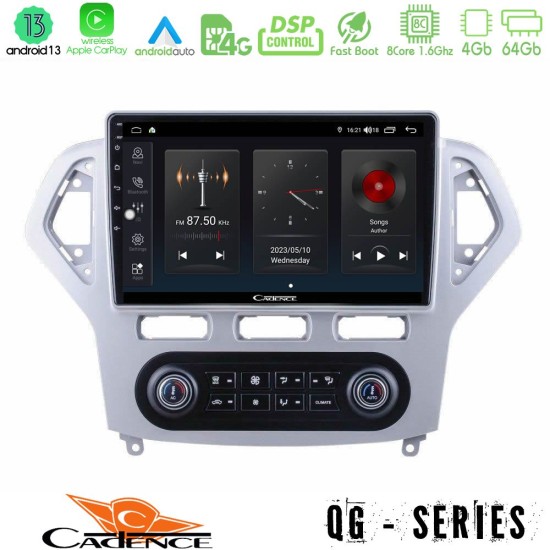 Cadence QG Series 8Core Android13 4+64GB Ford Mondeo 2007-2011 (Auto A/C) Navigation Multimedia Tablet 9"