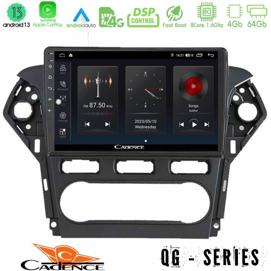 Cadence QG Series 8Core Android13 4+64GB Ford Mondeo 2011-2014 Navigation Multimedia Tablet 9"