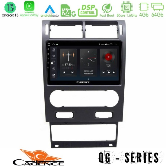 Cadence QG Series 8Core Android13 4+64GB Ford Mondeo 2004-2007 Navigation Multimedia Tablet 9"
