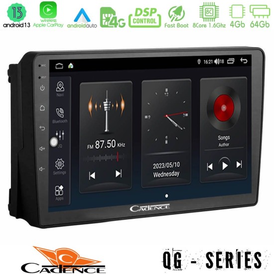 Cadence QG Series 8Core Android13 4+64GB Ford 2007-> Navigation Multimedia Tablet 9"