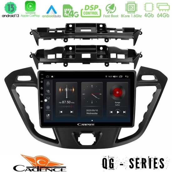 Cadence QG Series 8Core Android13 4+64GB Ford Transit Custom/Tourneo Custom Navigation Multimedia Tablet 9"