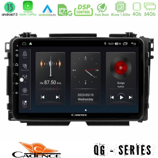 Cadence QG Series 8Core Android13 4+64GB Honda HR-V Navigation Multimedia Tablet 9"