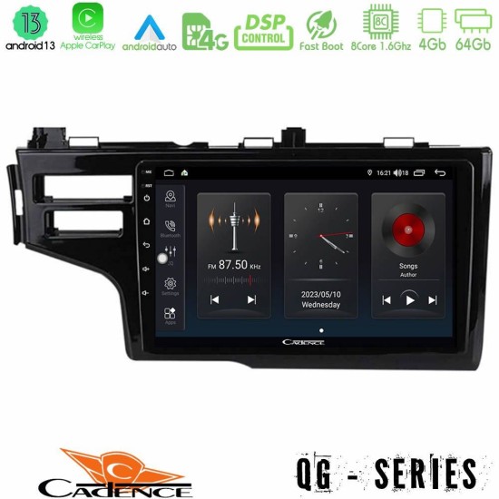 Cadence QG Series 8Core Android13 4+64GB Honda Jazz 2013-2020 Navigation Multimedia Tablet 9"