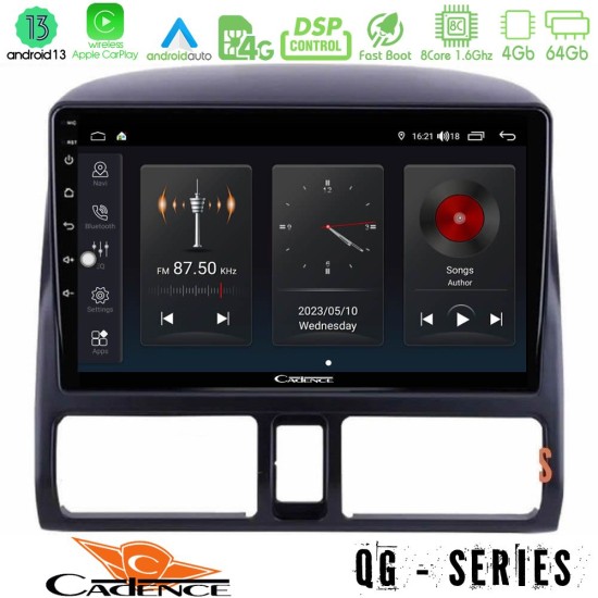 Cadence QG Series 8Core Android13 4+64GB Honda CRV 2002-2006 Navigation Multimedia Tablet 9"