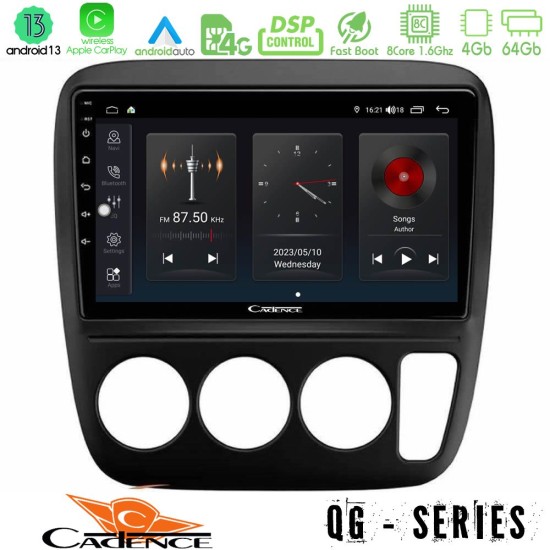 Cadence QG Series 8Core Android13 4+64GB Honda CRV 1997-2001 Navigation Multimedia Tablet 9"