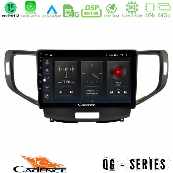 Cadence QG Series 8Core Android13 4+64GB Honda Accord 2008-2015 Navigation Multimedia Tablet 9"